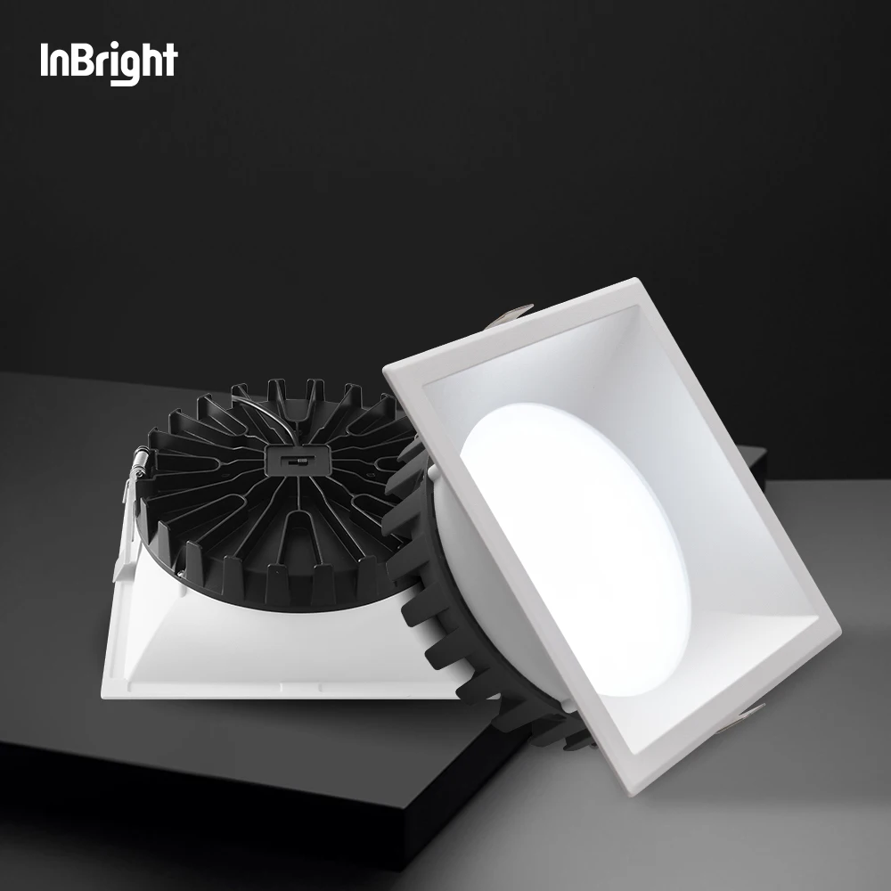 

Ceiling Recessed Square LED Downlight Lamp 20W 35W 42W LED Spotlight SMD Down Light for Hotel Project