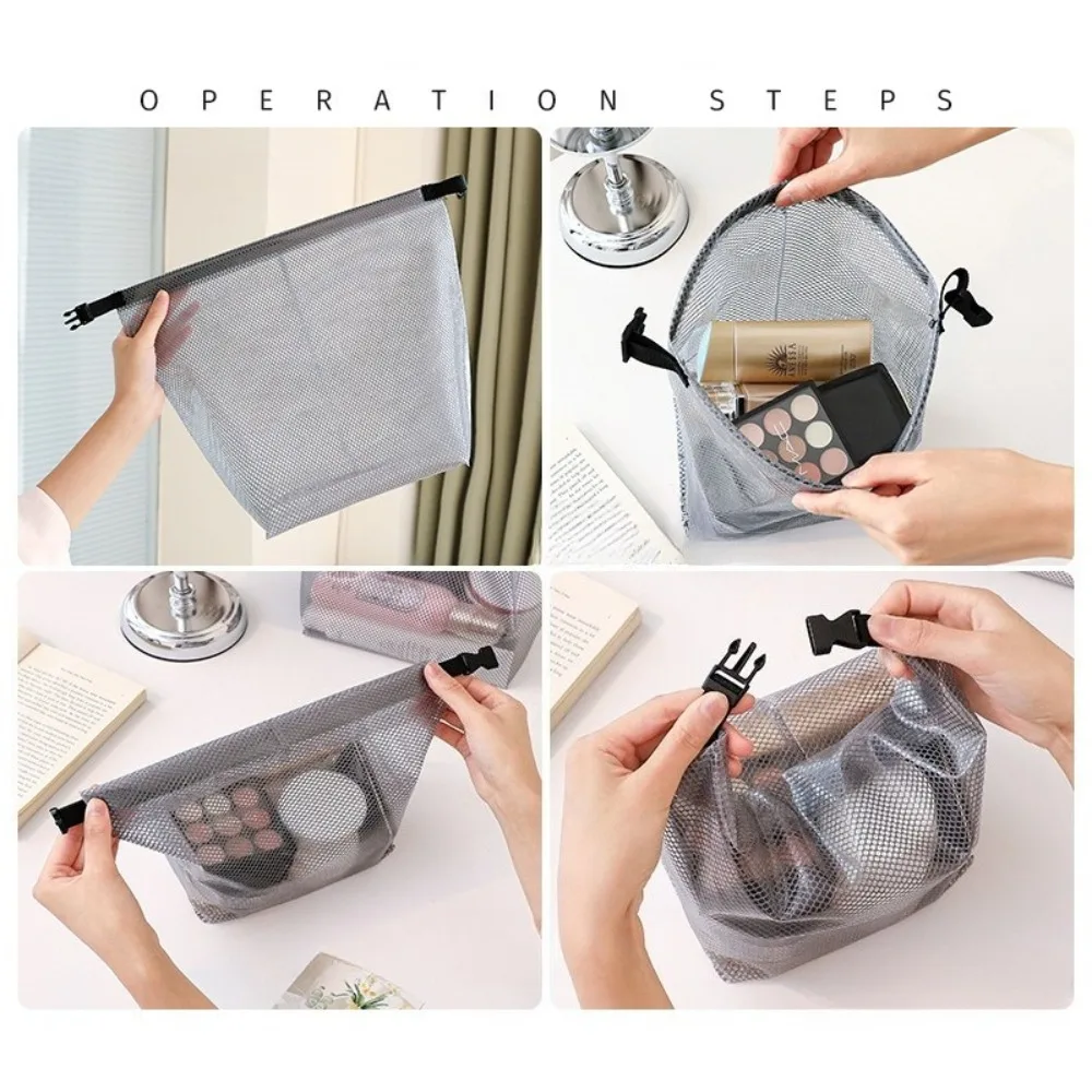 Waterproof Storage Bag, Fitness Clothing, Swimming Bathroom, Large Capacity Drawstring, Outdoor Toiletries Bag view 6
