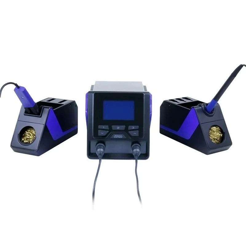 ATTEN GT-6200 3 in 1 Soldering Station with Soldering Iron & Tweezer Dual Channel 200W Industrial Electronic Maintenance System