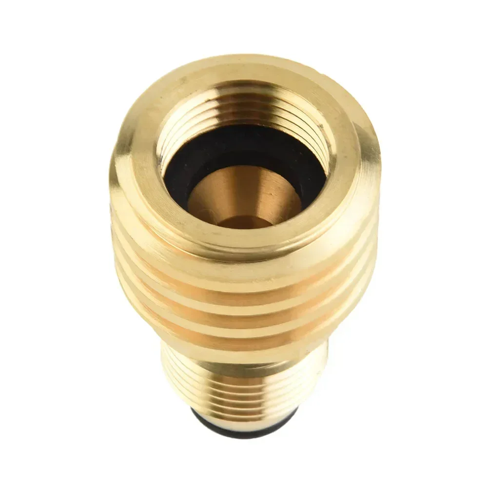 Converts Propane Tank POL LP Tank Valve To QCC1/Type1 Outlet Brass Adapter Parts For Indoor Outdoor Barbecue BBQ Accessorie