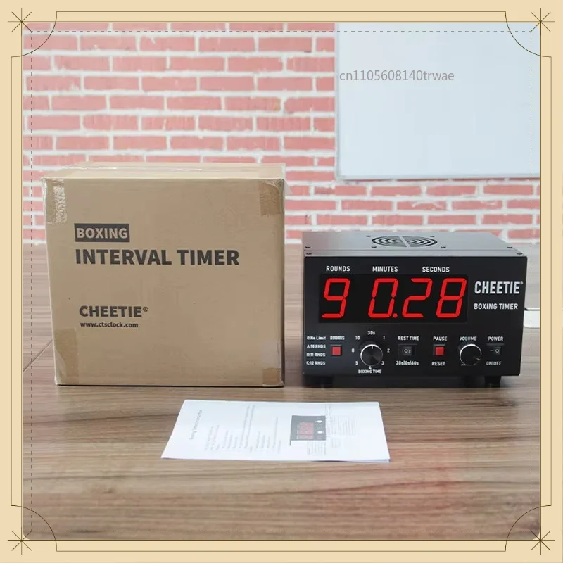 CP20 Gym Workouts LED Display Adjustable Sound Selectable Training Time Cycle Repetition Boxing Interval Timer