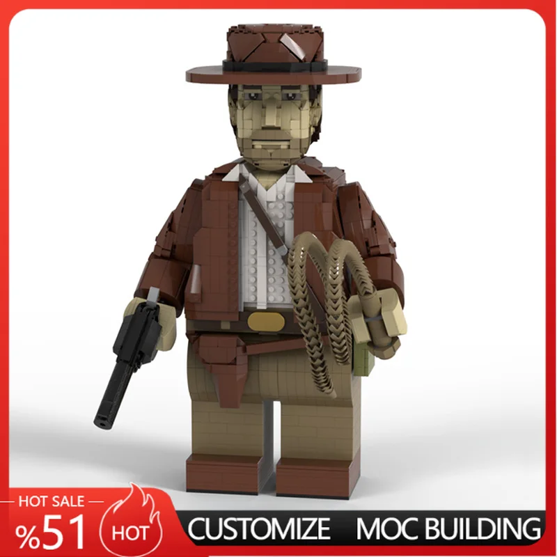 2535Parts Classic Adventure Explorer Megafigure Model Building Blocks Assembly Educational Toy Collection Birthday Gift For Boys