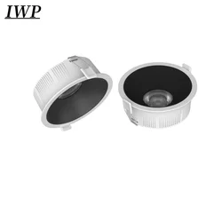 Foco de iluminación Led empotrable, lámpara de techo COB regulable, 5W, 10W, 15W, 20W, 24 °, para tienda y hogar