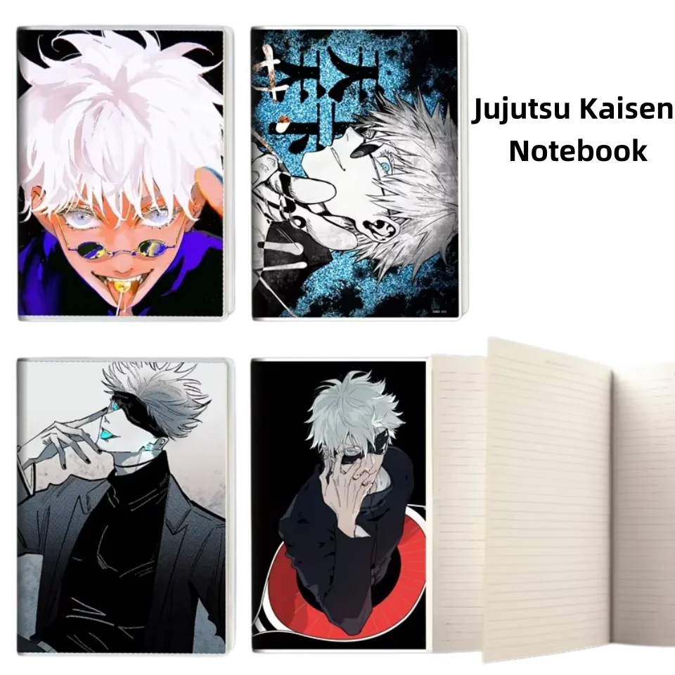 

Jujutsu Kaisen Gojo Satoru Anime Notebook | Lined Writing Journal, Back to School Stationery & Birthday Gift for Manga Lovers