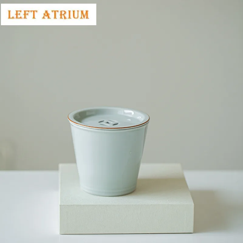 

350 мл древний синий чайная чашка Цзяншуй, щетка для мытья, шайба для чая, мусорный бак, бытовые предметы для чая Chaxi, коллекция принадлежностей, подарок