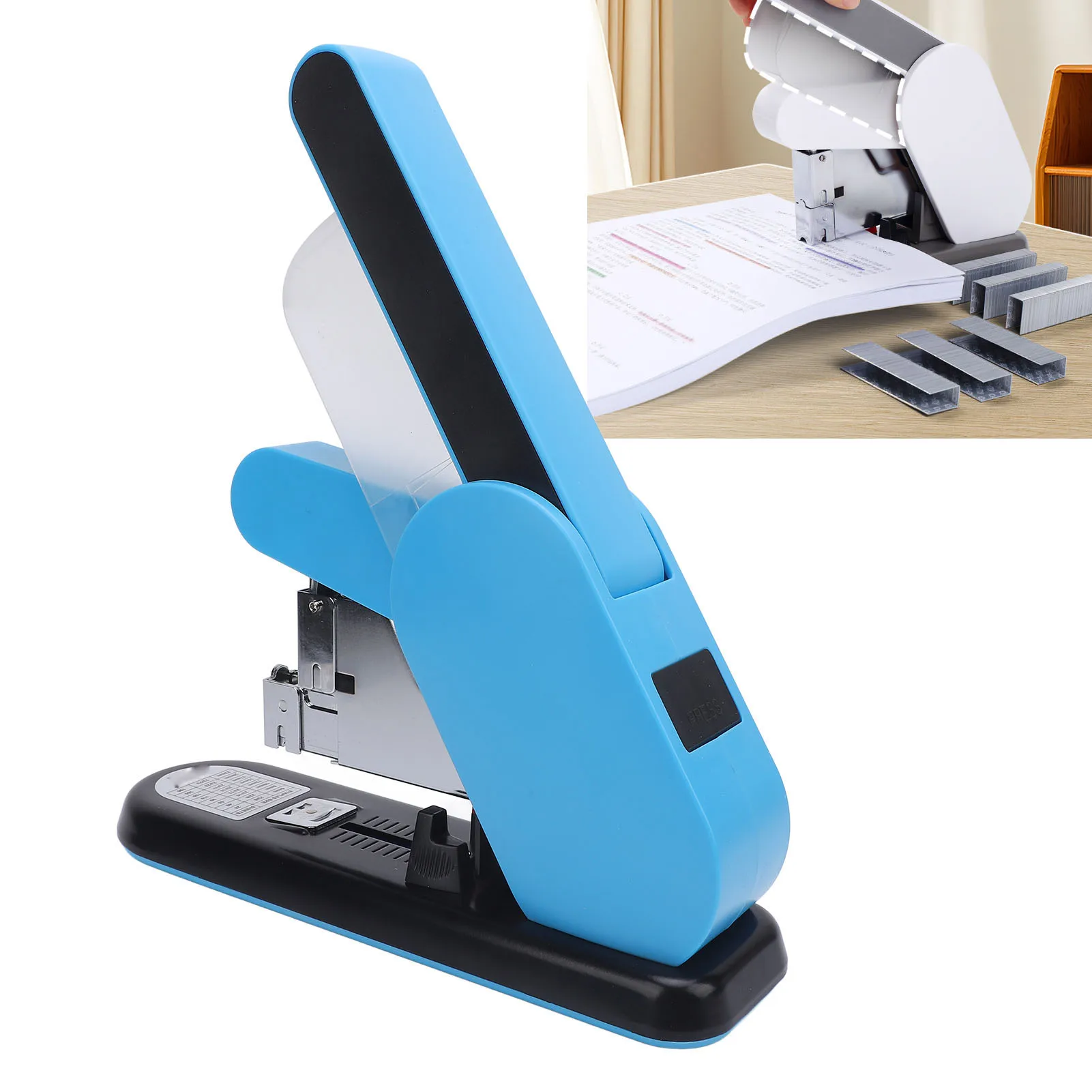 cucitrice-per-carichi-pesanti-capacita-di-190-fogli-profondita-di-alimentazione-regolabile-rimozione-facile-delle-graffette-cucitrice-senza-sforzo