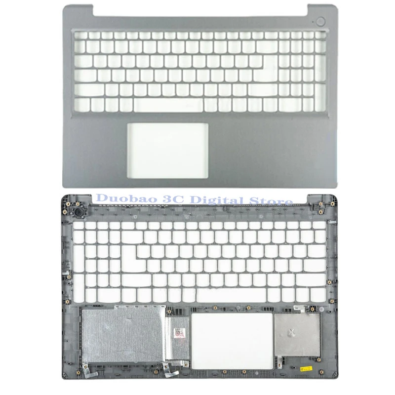 Imagem -04 - Portátil para Lenovo Ideapad Tampa Traseira Lcd Moldura Frontal Dobradiça Inferior Substituir Cinza 15s 315alc6 15itl6 2023 Peças do