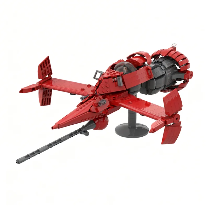 

708PCS MOC Space Exploration Swordfish Ii Model Custom Building Blocks DIY Creative Ideas Assembly Display Gift Collection Set
