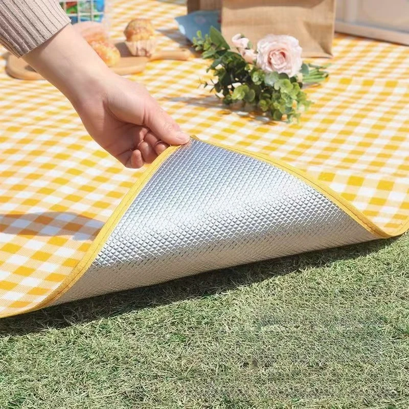 Thickened Foldable Outdoor Camping Mat Waterproof Moisture-Resistant Picnic Mat Ideal for Camping Hiking Travel Picnics Parties