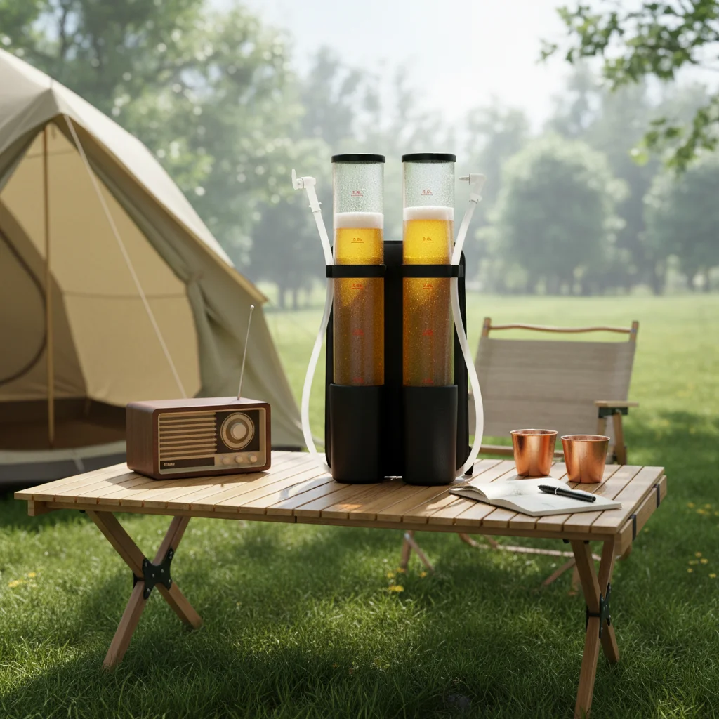 

Double-container Drink Dispenser,3L×2 Backpack Drink Dispenser,Portable 6L Double Barrel Beer Dispenser,for Outdoor/Bar