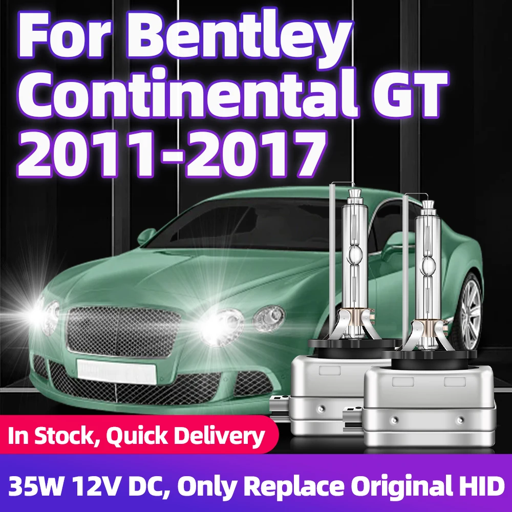 

For Bentley Continental GT 2011 2012 2013 2014 2015 2016 2017 35W Car 12V 6000K 8000K 10000K Auto HID XENON D3S HID Headlights