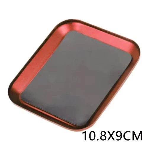 RS 98*98*11mm CNC Aluminium Magnetische Schroef Lade Moer Pakking Opslag Tool voor RC Auto boot Vliegtuig Model