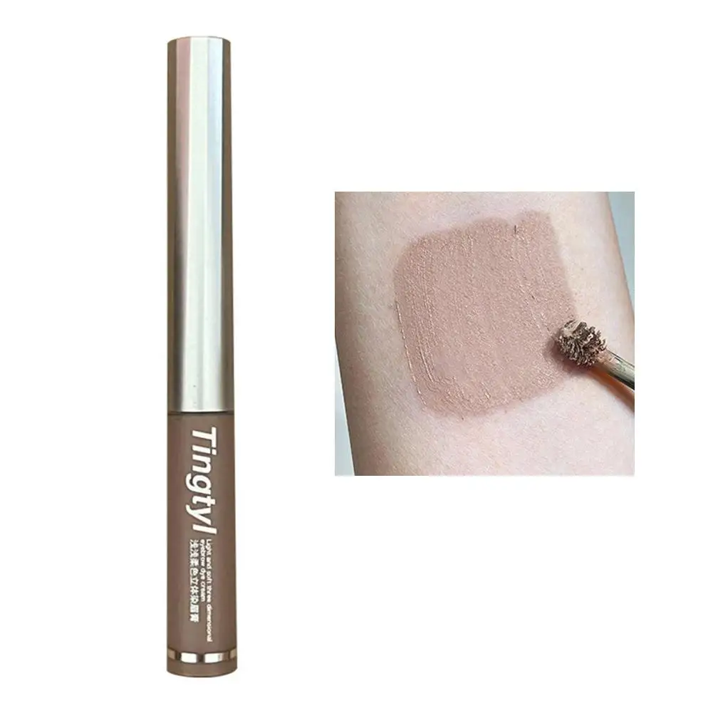 Hot 6 kleuren Wenkbrauw Enhancers Gel Vloeibare Make-Up Film Vormen Tear OffTattoo Tint Wenkbrauwen Langdurige Waterdicht
