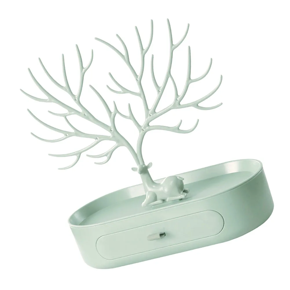 

Plastic Storage Box Necklace ganizer Rings Display Earrings Jewelry Rack Home Durable Lightweight Multi Functional
