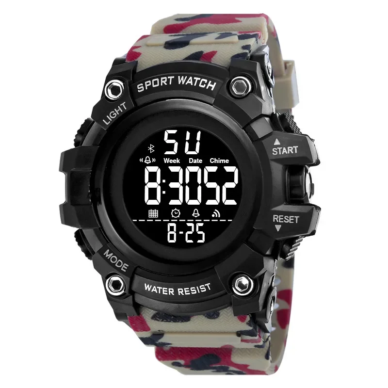 YIKAZE Military Sport Watches Waterproof Men\'s LED Digital Watch Big Dial Alarm Clock Multifunction Sport Watch for Man Kid Gift