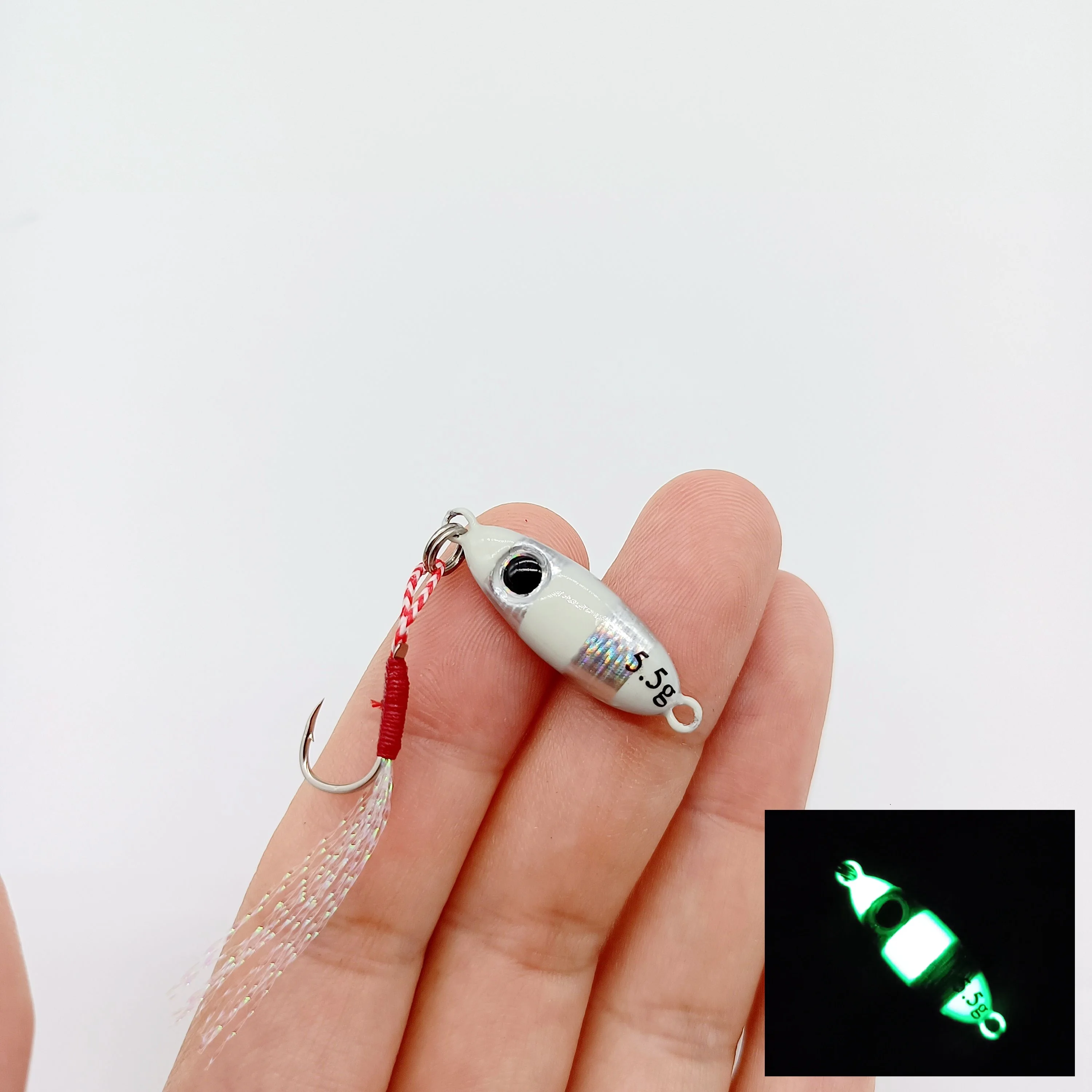HOOFISH 1 sztuk Micro Metal Jig przynęty 5.5g/7.5g/10g/14g/17g/21g Jigging łyżka słonowodna sztuczna przynęta akcesoria wędkarskie