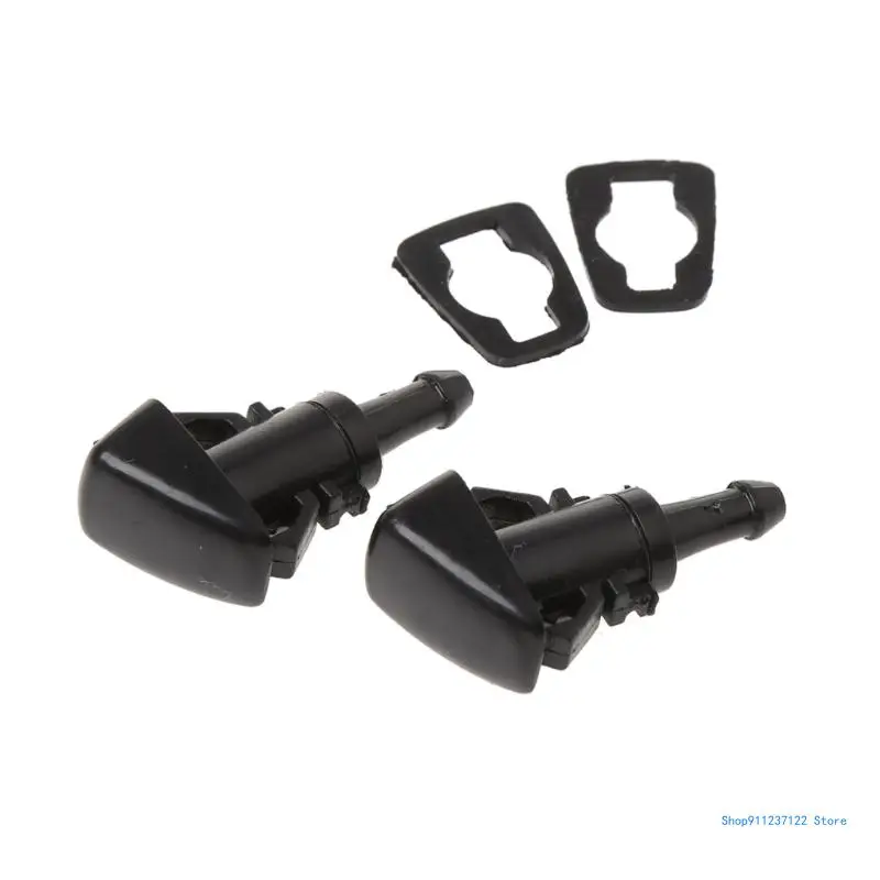 2Pcs Car Windshield Glass Wiper Nozzle Plastic for Valve for Hyundai Verna ix35