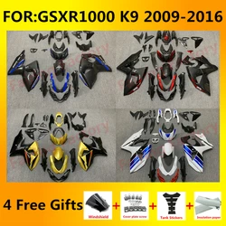 for GSXR1000 2009 - 2016 GSX-R1000 K9 2010 2011 2012 fairing fit Motorcycle Injection Mold ABS Plastics Full Fairings Kit zxmt