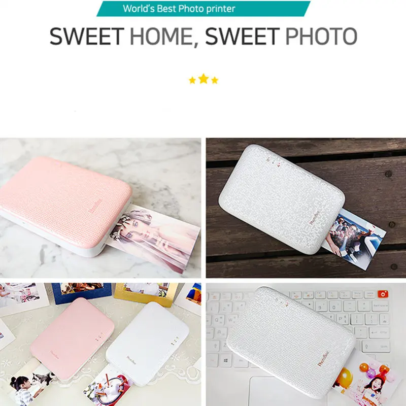 Papier Photo pour imprimante Photo Portable, 36 pièces, sans encre, pour Android et IOS, # R30