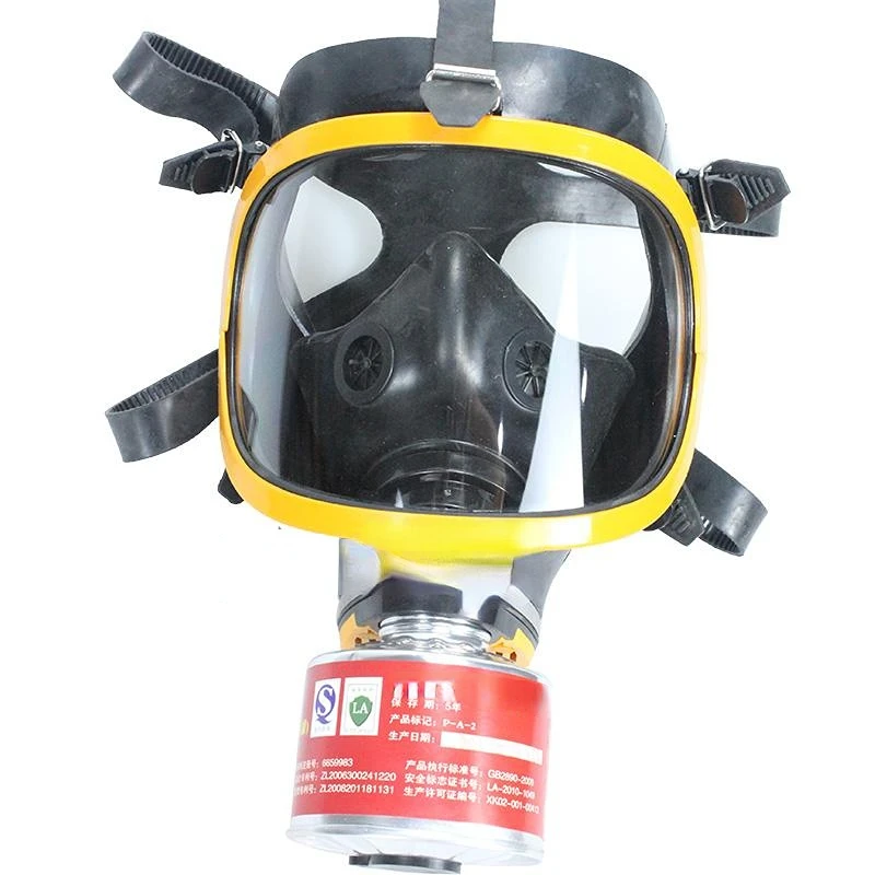 Gas Mask Spray Paint Chemical Formaldehyde Gas Fire Mask Full Face Mask Decoration Dust-Proof Alkaline Pesticide Mask