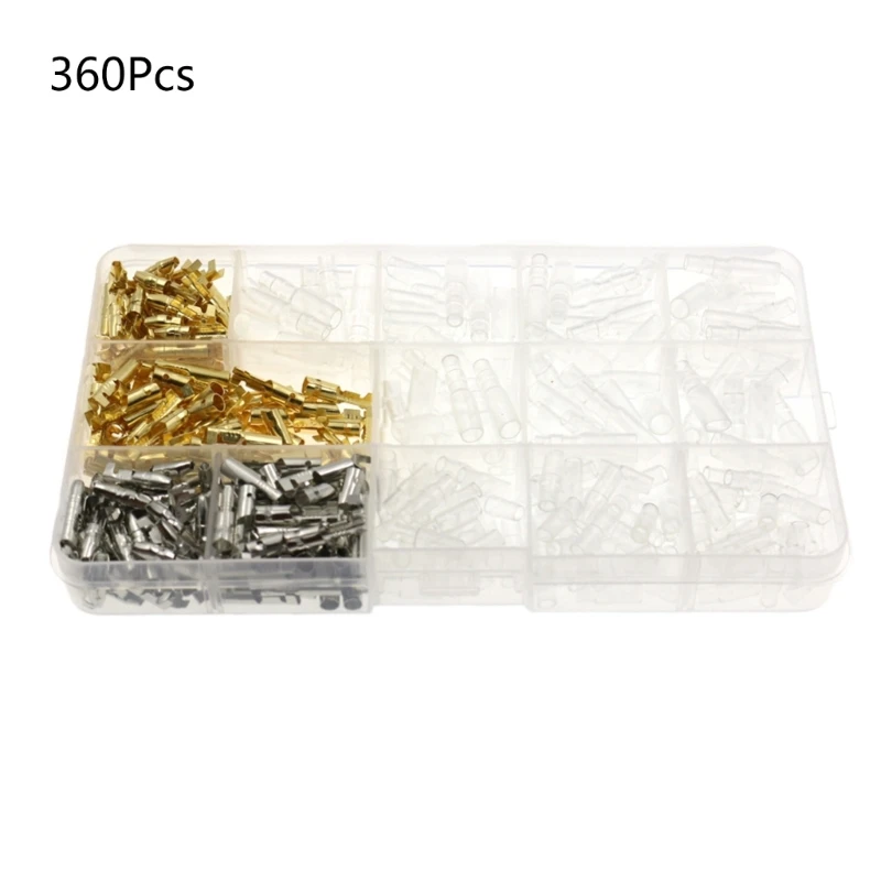 400pcs/set Cable Lug Set Cable Connectors Set Includes Insulation Sleeves & Crimping Tool Perfect for Wiring Projects