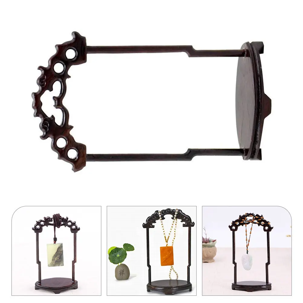 

Handcrafted Wood Jewelry Display Stand Necklace Bracelet Ring Holder Organizer Chic Tidy Home Decor Gift for Girlfriend Wife Mom