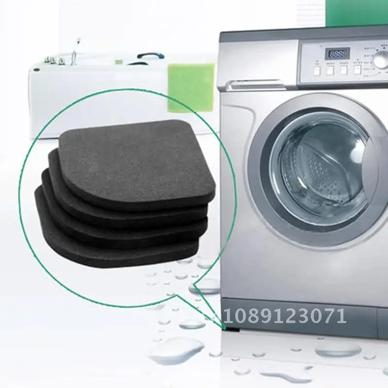 

High Quality Washing machine shock pads Non-slip mats Refrigerator Anti-vibration pad 4pcs/set Quality