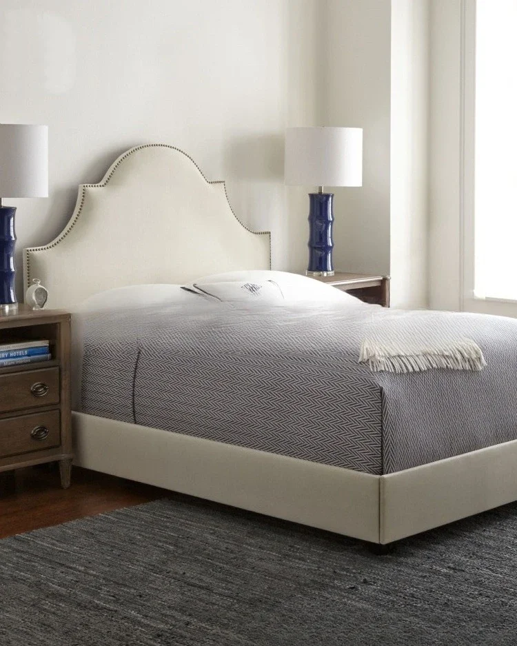 صندوق أمريكي أثاث سرير مزدوج هيدروليكي نموذج غرفة نوم قماش ناعم حقيبة تخزين سرير زفاف أنيق #5