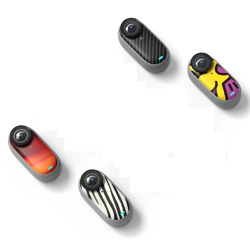 Lapisan pelindung untuk Insta360 GO3S, kamera olahraga kulit pelindung tahan gores untuk Insta360 GO3 Aksesori