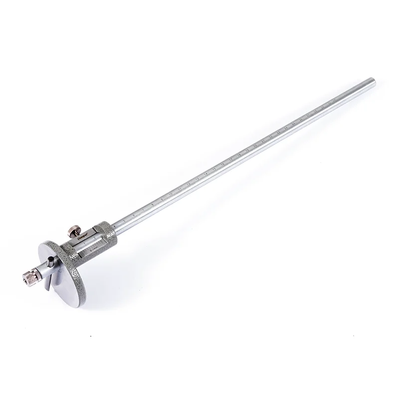 

Dasqua Range 0-300mm Accuracy 0.1mm Carbon Steel Round Rod Marking Gauge Woodworking Marking Tool for Carpenter
