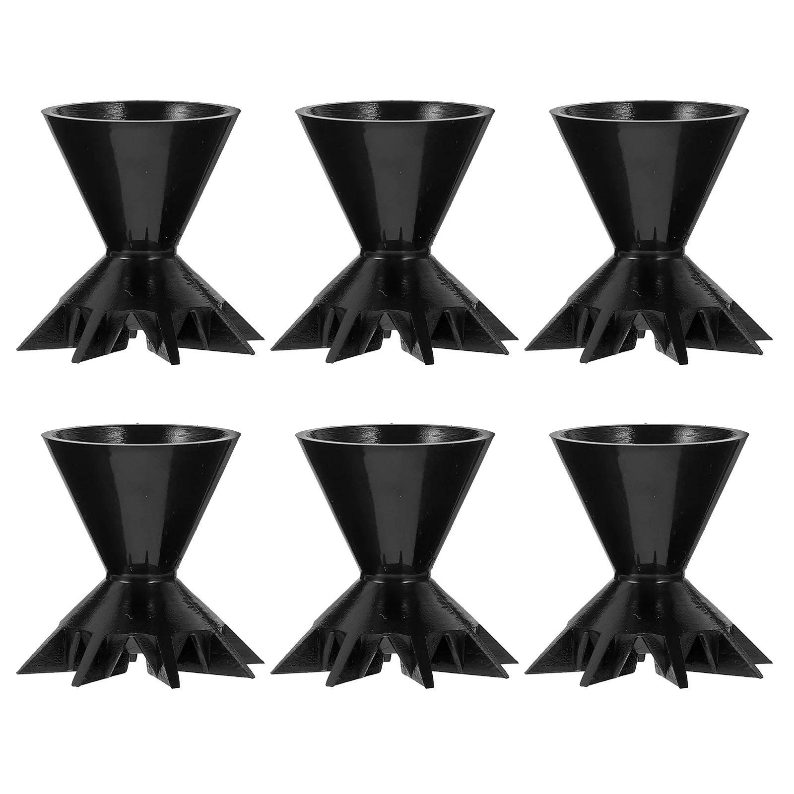 

6 Pcs Paint Split Cups Pouring Painting Accessories Acrylic Reusable Silicone Funnel
