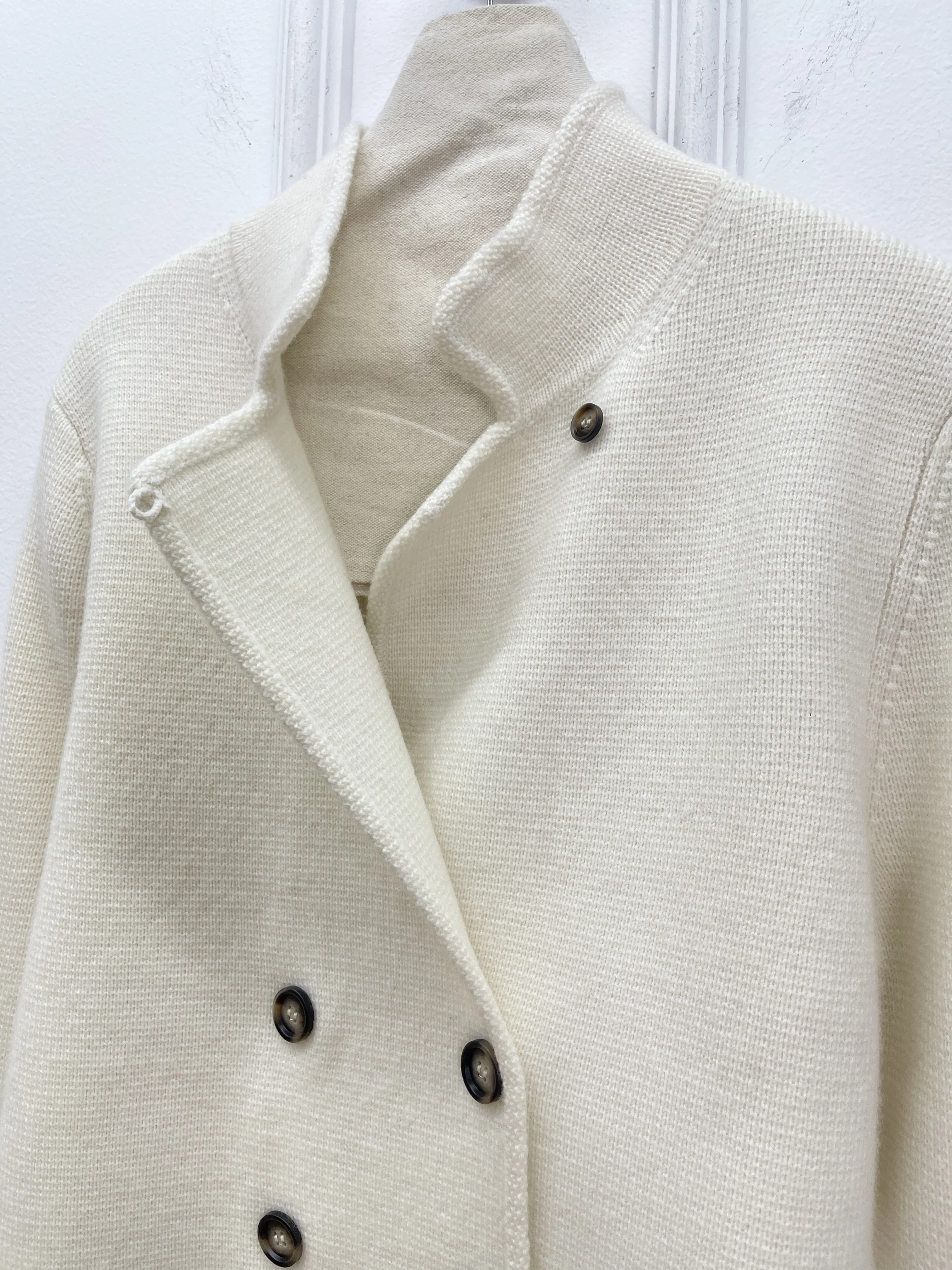 Nuovo cardigan in cashmere doppiopetto casual alla moda autunno/inverno di alta qualità per donna