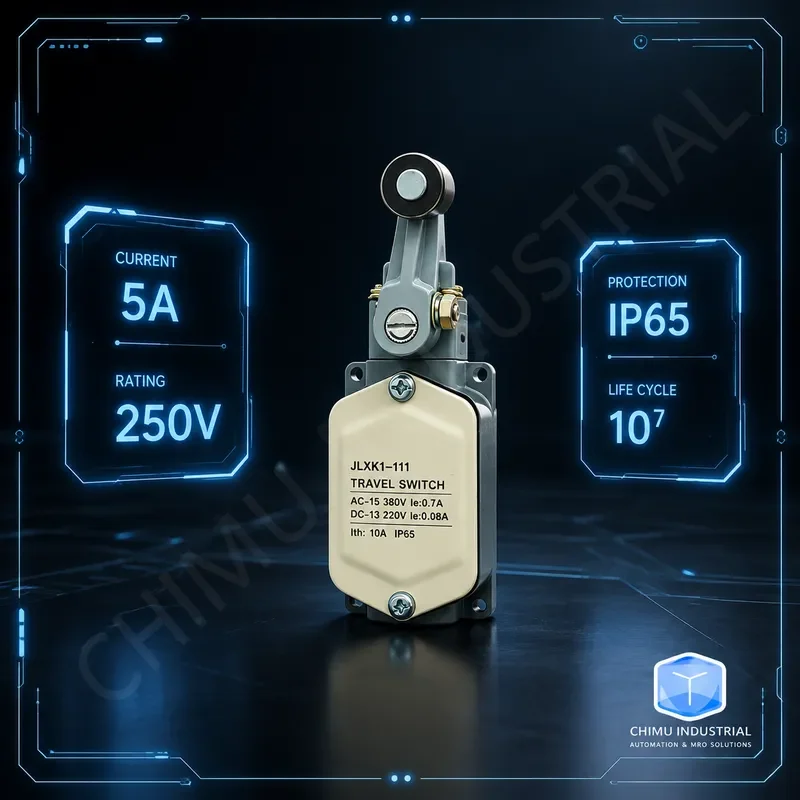 【CHIMU INDUSTRIAL】 for JLXK1-111 Limit Switch Aluminum Shell Auto Reset Silver Contact DC