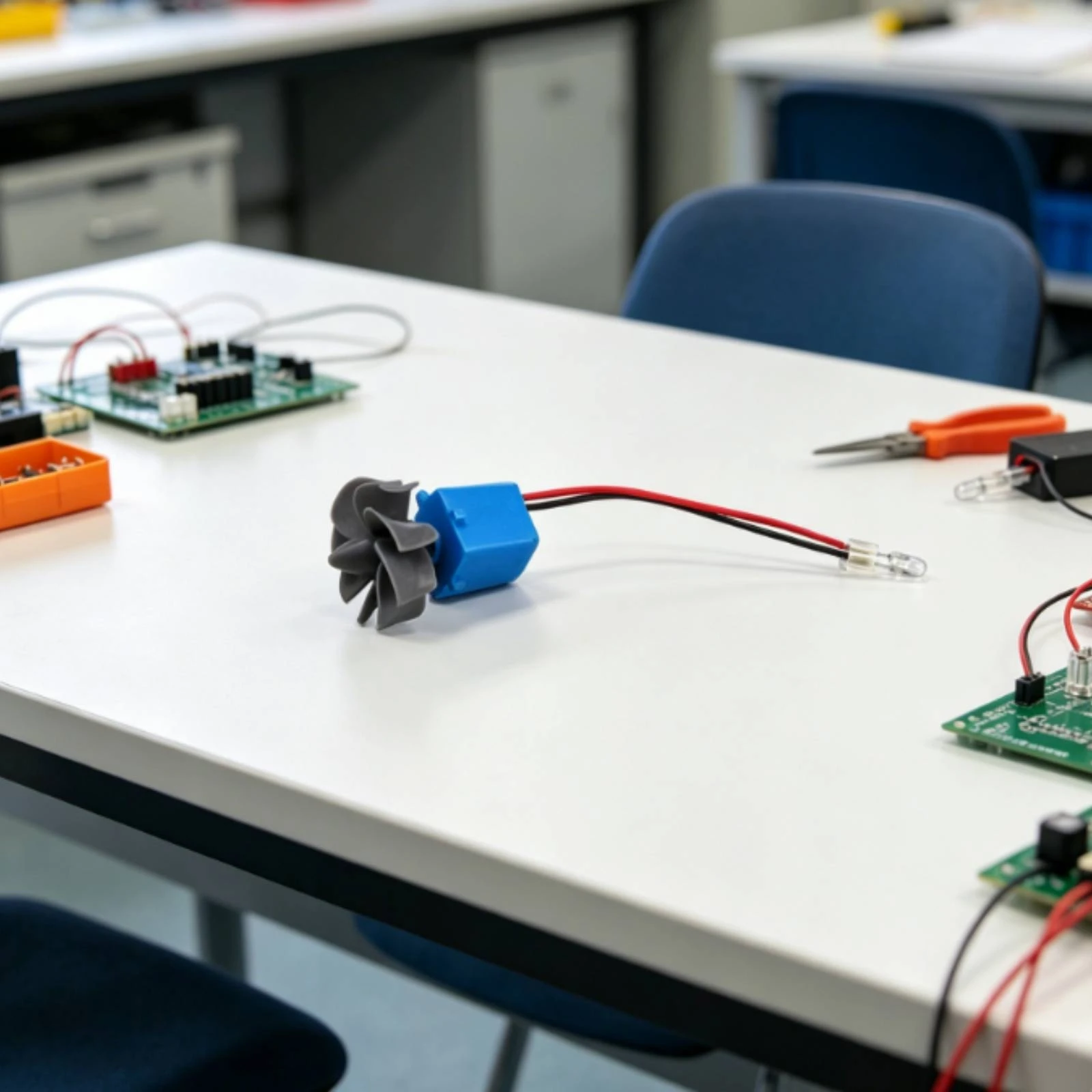 Interactive Generator with Lead Wires Wired Model Hydro Demonstration Kit for Educational Projects