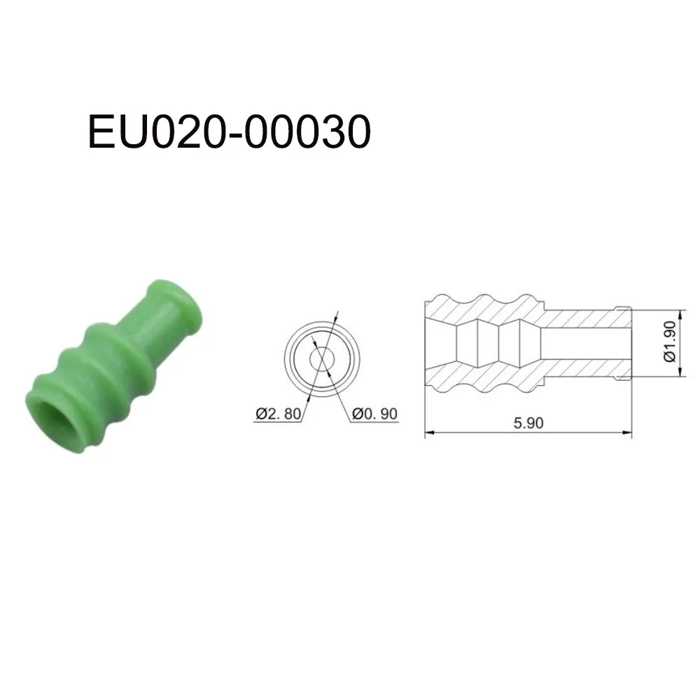 

5000pcs EU020-00030 small New energy auto seal rubber automotive Waterproof connector terminal plug pin socket