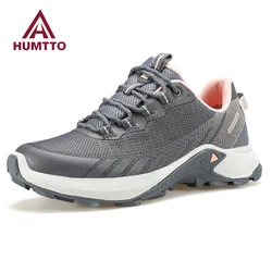 HUMTTO Hiking Shoes for Women Breathable Trail Women's Sneakers Luxury Designer Anti-slip Sports Trekking Boots Outdoor Sneaker