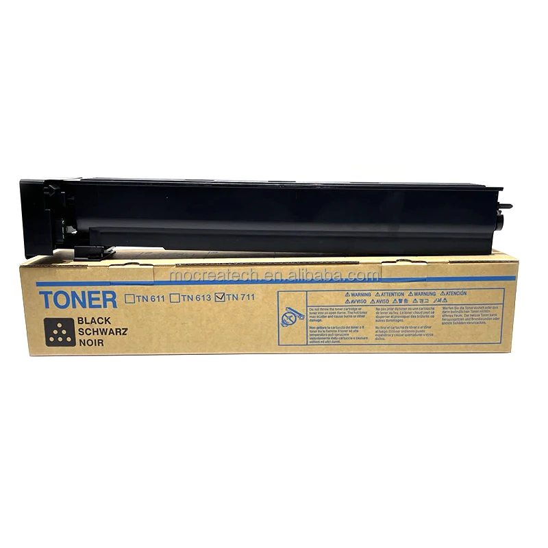 Mocreate Copier TN 711 TN-711 TN711 Toner Cartridge for Konica Minolta Bizhub C654 C754 C654E C754E A3VU150 TN-711 Toner