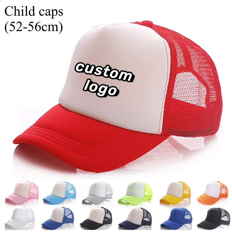 

Custom logo Child Baby Summer Mesh Baseball Cap Adjustable Foam Cheap Sport Cap for Boys Girls Kids Sun Visor Hat for Outdoor
