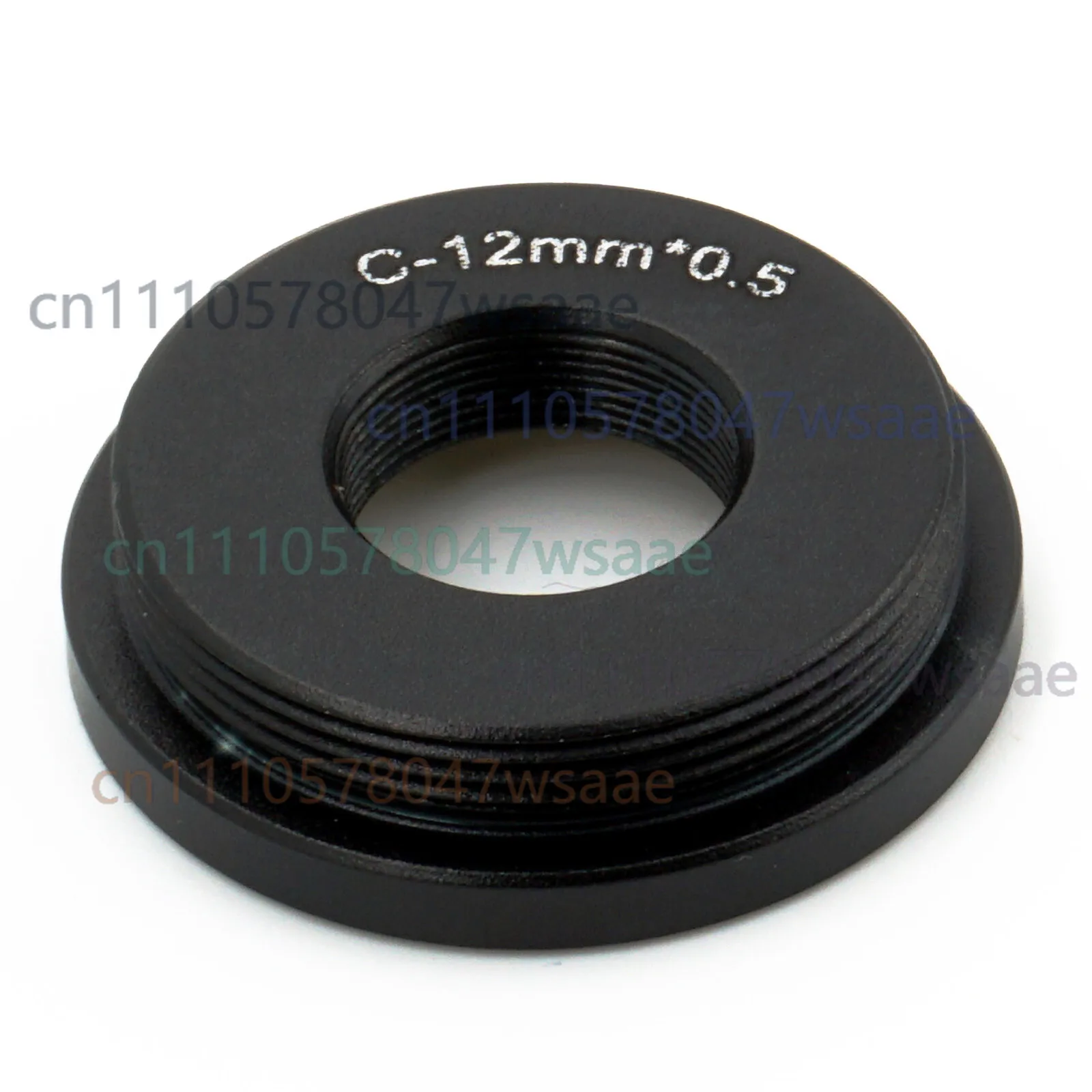 Adaptateur d'objectif de microscope à vis C-M12, extérieur 25.4 C, vers intérieur 12mm X0.5, 1 pièce
