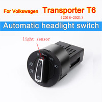 For Volkswagen VW Transporter T6 Platform/Chassis 2016~2021 2016 Headlight Automatic Switch Car Accessories Auto Light Upgrade