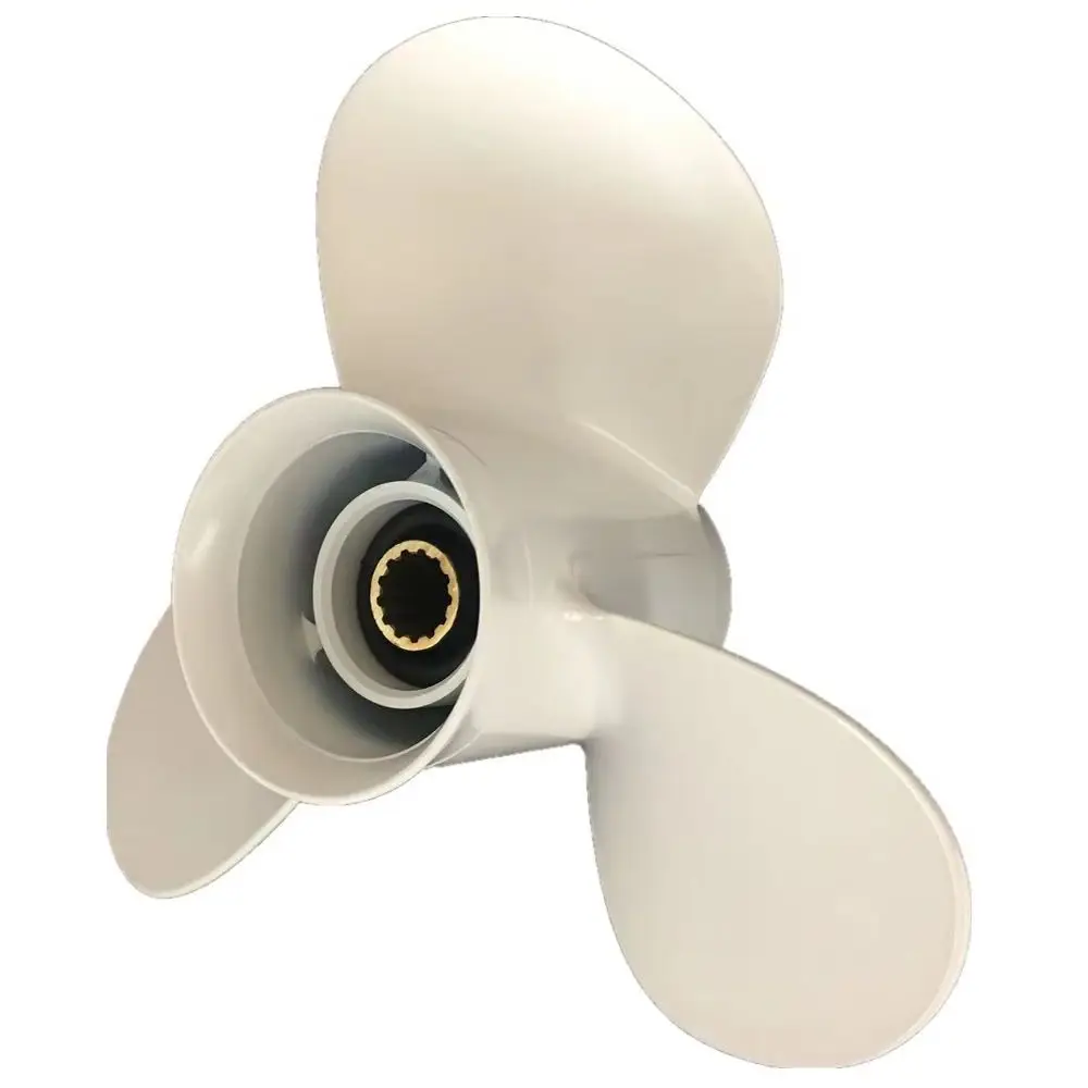 Captain Aluminum Propeller 11 3/8x12-G Fit Yamaha Outboard Engine 40HP 48HP 55HP 50HP F60 13 Tooth RH 663-45952-02-EL Cheap
