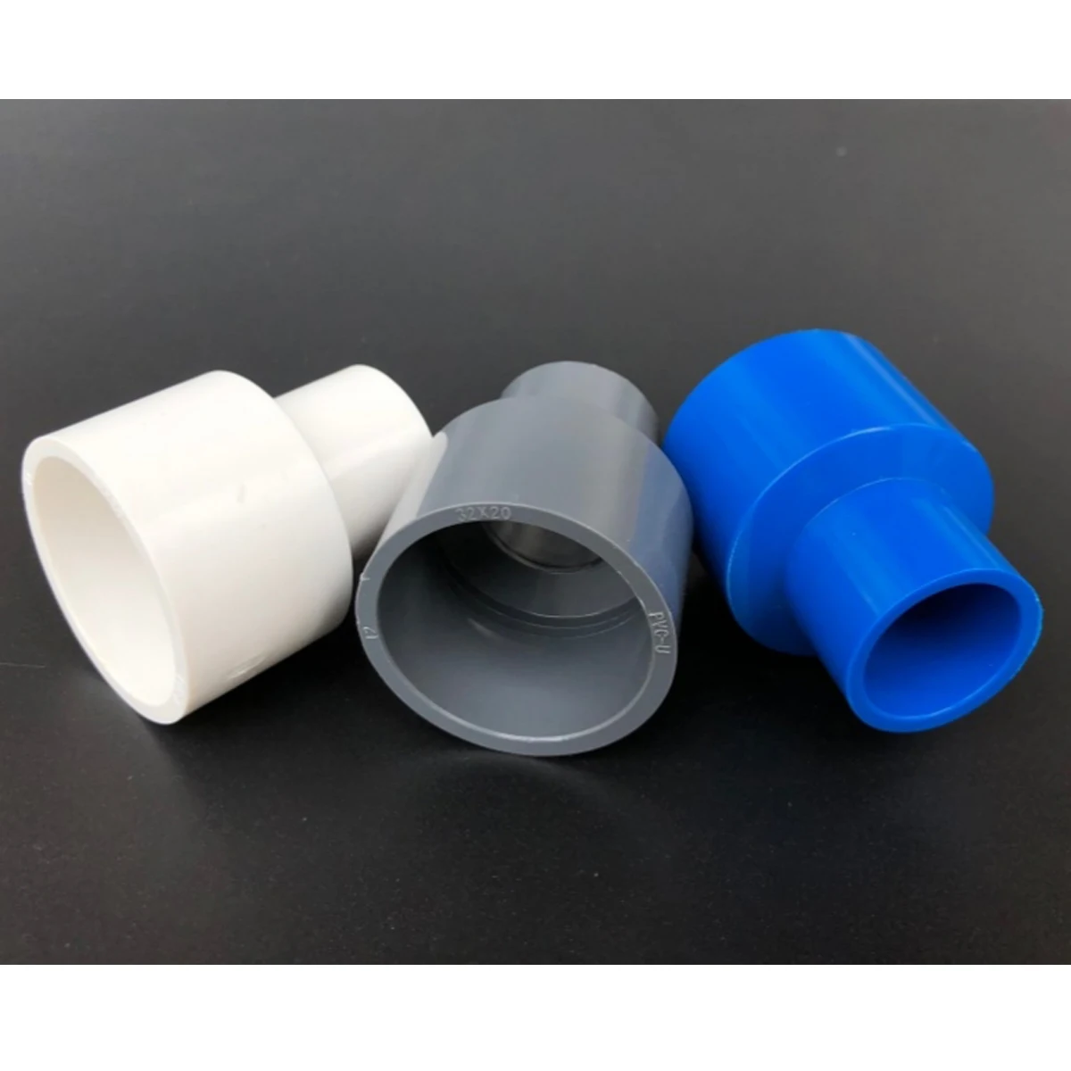 PVC Straight Reducing Connector 20/25/32/40mm Garden Irrigation Water Pipe Joint Water Tube Repairing Adapter DIY Shelf Fittings