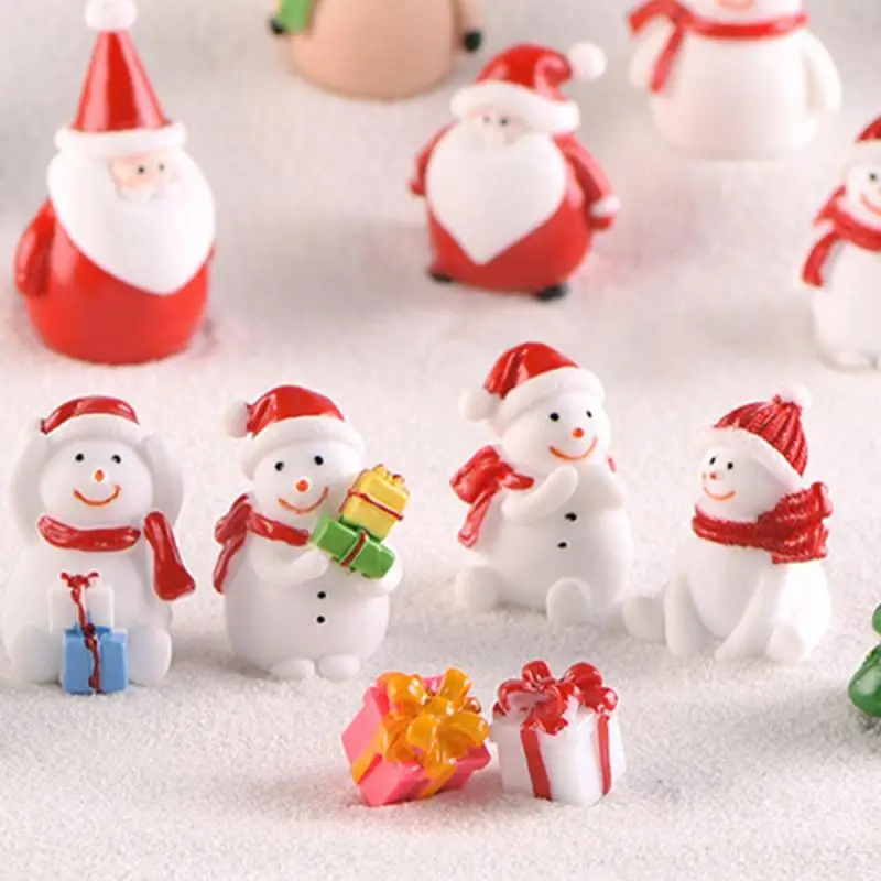 Resin Crafts Practical Cartoon Festival Party Supplies Essential Accessories Mini Christmas Home Supplies Best Seller Ornaments