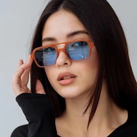 Active Sports Polarized Sunglasses Women Summer high-grade Double Beam Hollowed Out Men Sun Glasses Star Retro T167