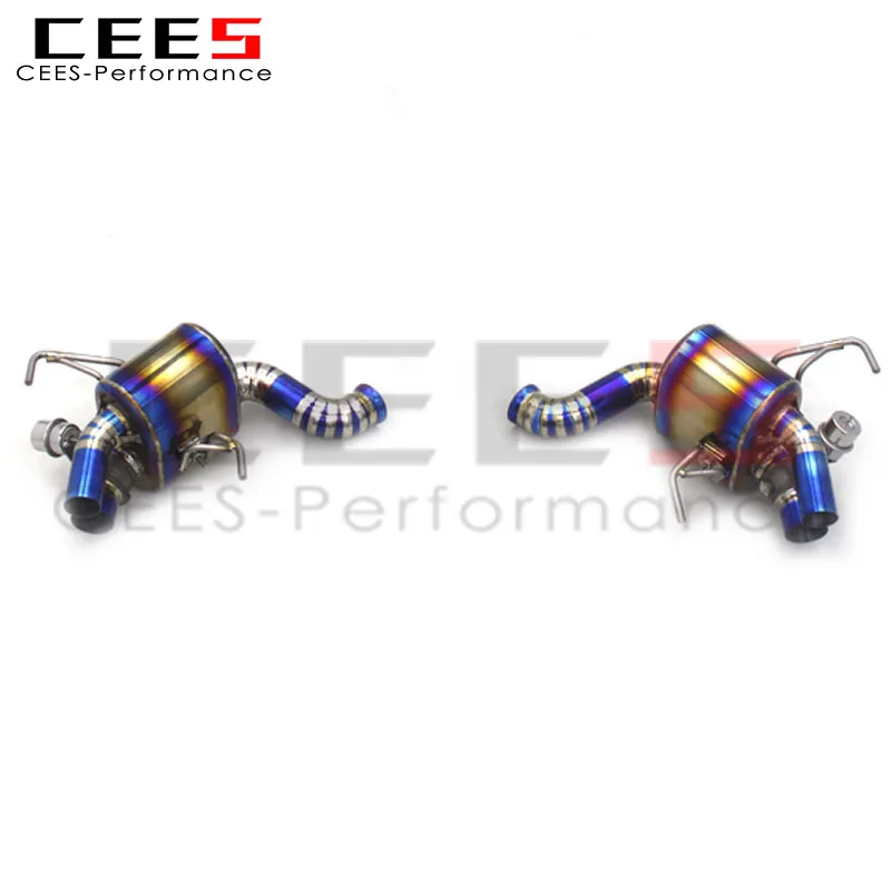 CEES Engine X Pipe Downpipe Catback Muffler for Ferrari California 4.3L 2009-2014 Racing Pipes Valve Exhaust System view 5