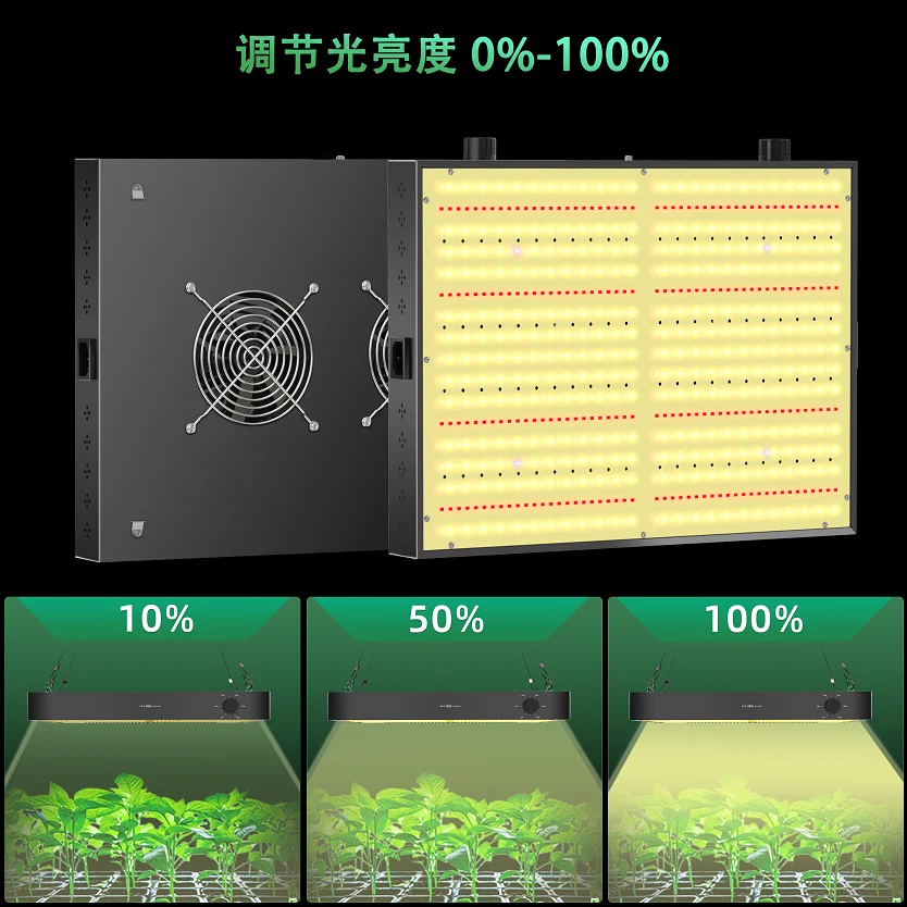 Luz LED de cultivo 100W/200W/300W espectro completo 48V lámpara de cultivo para plantas de interior vegetales flor hidropónica y Kits de tienda de cultivo