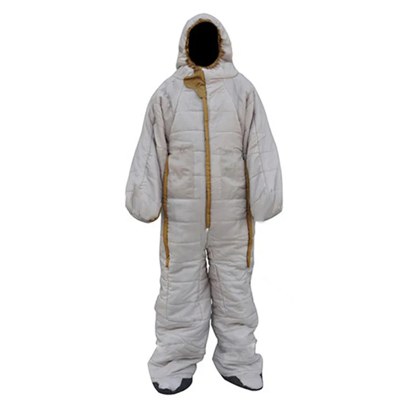 beige-humanoid-sleeping-bag-human-walking-winter-camping-warm-sleeping-bag-accompanying-bag-dressing