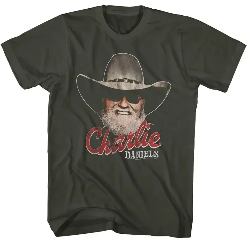 The Charlie Daniels Band Smiling Photo Men's T Shirt Rock Tour Merch