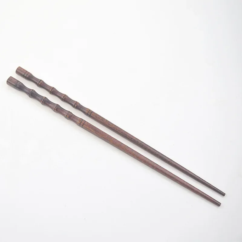 1 Pairs Creative Chinese Black Walnut Tortoise Shell Tangent Wooden Chopsticks Household Gift Chopsticks Wooden Chopsticks