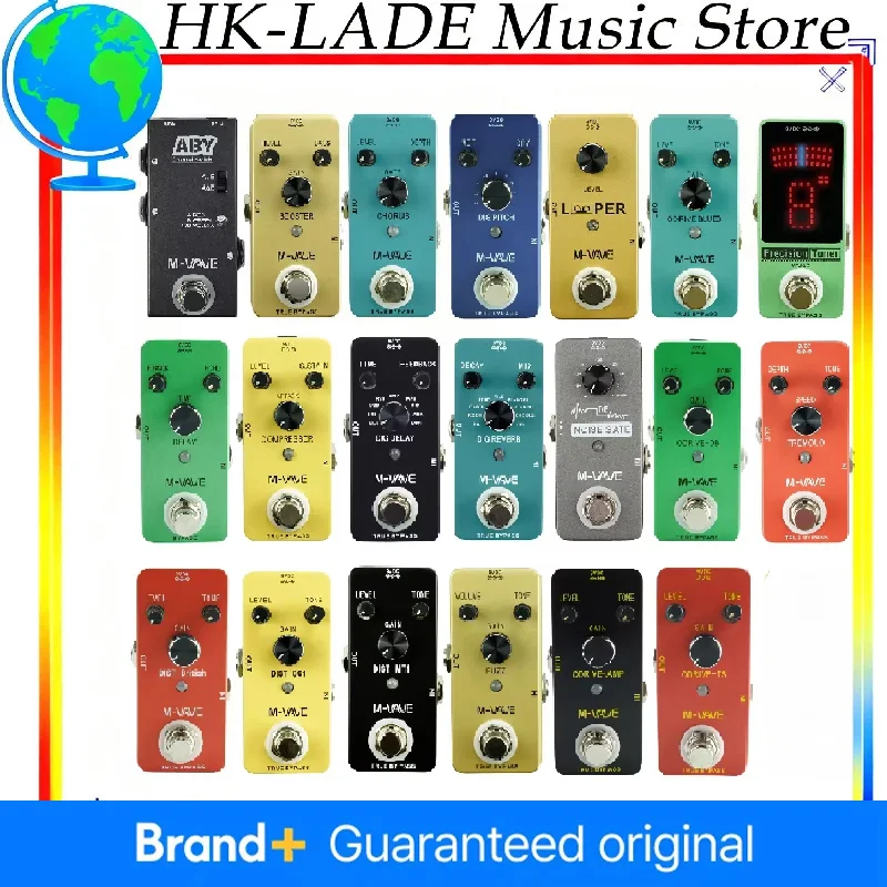 

M-VAVE Mini Loop ABY Switcher Tremolo Phaser Overdrive Distortion Chorus Effect Pedal for Electric Guitar
